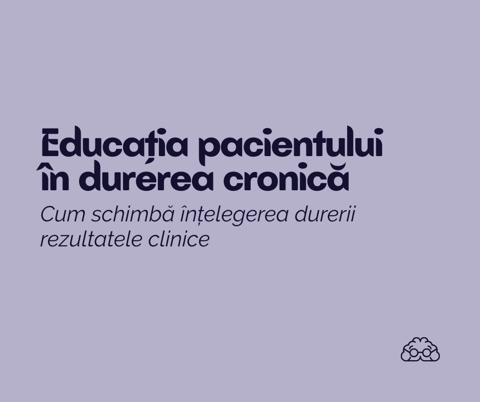Cum ajută educația pacienților în gestionarea durerii&nbsp;cronice
