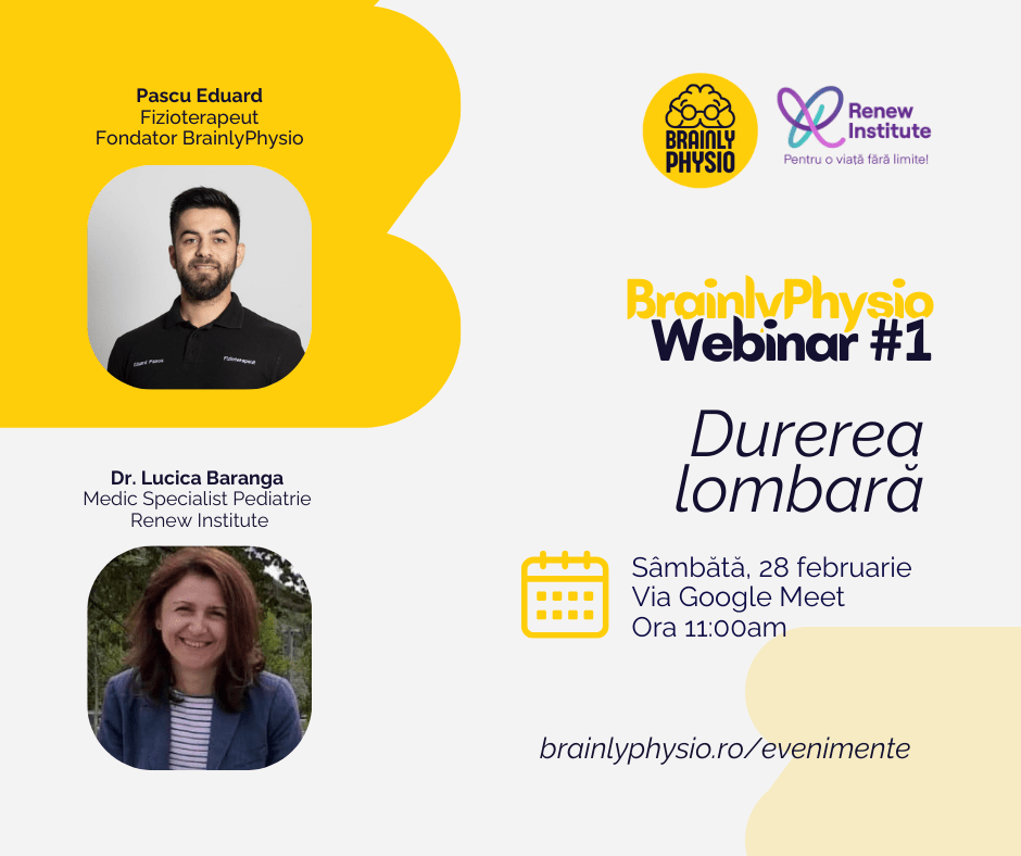 Webinar #1 – Durerea&nbsp;Lombară
