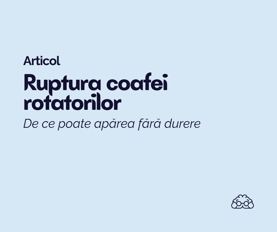 Rupturile coafei rotatorilor: de ce apar pe RMN chiar și la oameni fără&nbsp;durere
